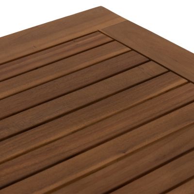 OUTDOOR DINING TABLE FOLDABLE FERNER HM6539 ACACIA WOOD IN NATURAL 120x70x75Hcm.