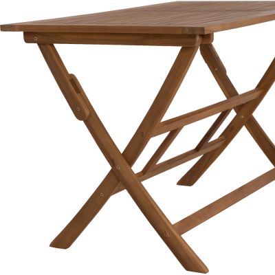 OUTDOOR DINING TABLE FOLDABLE FERNER HM6539 ACACIA WOOD IN NATURAL 120x70x75Hcm.