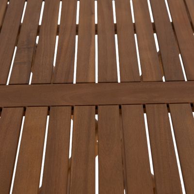 OUTDOOR DINING TABLE FOLDABLE FERNER HM6539 ACACIA WOOD IN NATURAL 120x70x75Hcm.