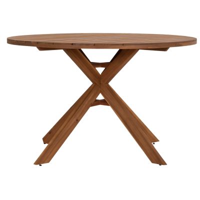 DINING TABLE ROUND NORI HM6528 ACACIA WOOD--NATURAL Φ120x75Hcm.