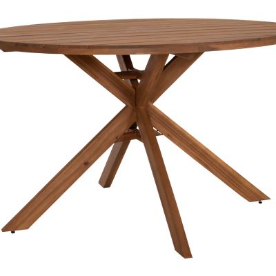 DINING TABLE ROUND NORI HM6528 ACACIA WOOD--NATURAL Φ120x75Hcm.
