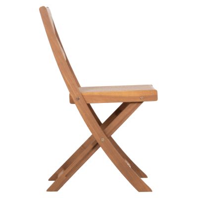 FOLDING CHAIR SIGGE HM6549 ACACIA WOOD--BEIGE ROPE 51x43x81Hcm.