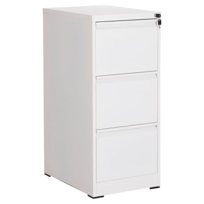 OFFICE FILING CABINET (3) SIDER HM6636.02 WHITE METAL 45.5x62x103.5Hcm.
