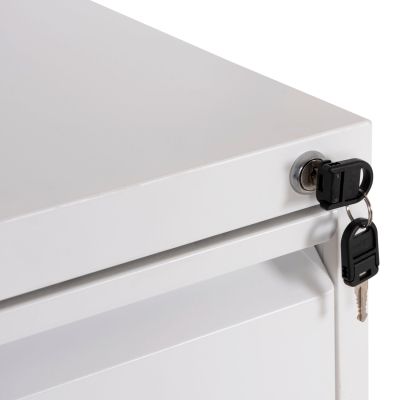 OFFICE FILING CABINET (3) SIDER HM6636.02 WHITE METAL 45.5x62x103.5Hcm.