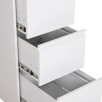 OFFICE FILING CABINET (3) SIDER HM6636.02 WHITE METAL 45.5x62x103.5Hcm.
