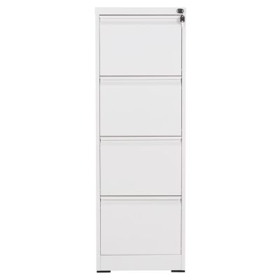 OFFICE FILING CABINET (4) SIDER HM6637.02 WHITE METAL 45.5x62x134Hcm.