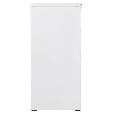 OFFICE FILING CABINET (4) SIDER HM6637.02 WHITE METAL 45.5x62x134Hcm.