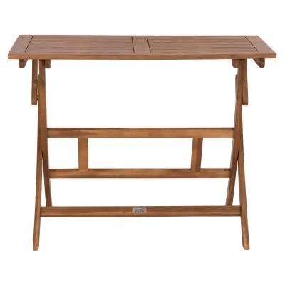 OUTDOOR DINING TABLE FOLDABLE FERNER HM6540 ACACIA WOOD IN NATURAL 100x60x75Hcm.