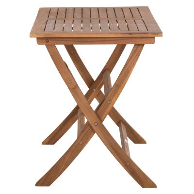 OUTDOOR DINING TABLE FOLDABLE FERNER HM6540 ACACIA WOOD IN NATURAL 100x60x75Hcm.