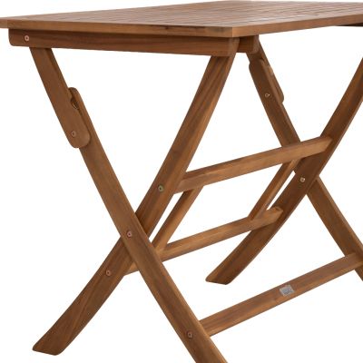OUTDOOR DINING TABLE FOLDABLE FERNER HM6540 ACACIA WOOD IN NATURAL 100x60x75Hcm.