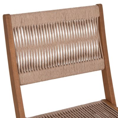 OUTDOOR DINING SET 3PCS FOLDABLE SIGGE HM10979 ACACIA WOOD IN NATURAL