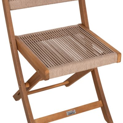 OUTDOOR DINING SET 3PCS FOLDABLE SIGGE HM10979 ACACIA WOOD IN NATURAL