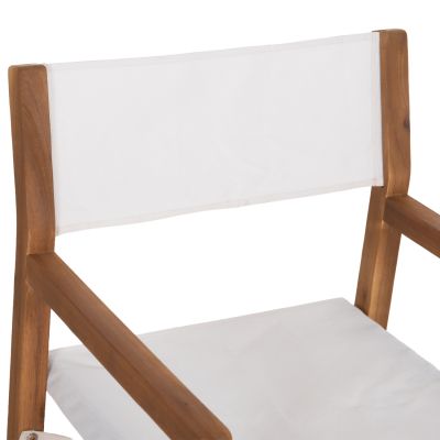 OUTDOOR DINING SET 5PCS SOUL HM10986.02 ACACIA WOOD--ECRU TEXTILENE