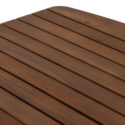 OUTDOOR DINING SET 5PCS KROLL HM10981 ACACIA WOOD IN NATURAL--CUSHIONS IN BEIGE