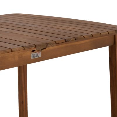 OUTDOOR DINING SET 5PCS KROLL HM10981 ACACIA WOOD IN NATURAL--CUSHIONS IN BEIGE