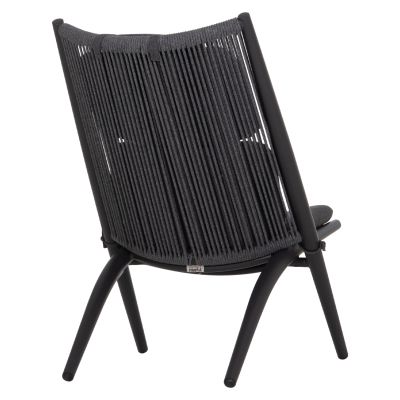 Шезлонг за релакс Remus -цвят тъмно сиво/антрацит 63 x 87 x 94 см.