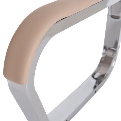 REPLACEMENT ARMS 2PCS SET FOR OFFICE CHAIR HM1093.07 CHROME-ECRU