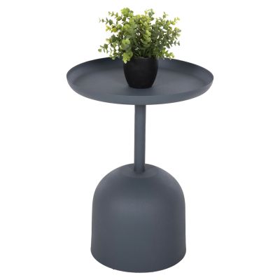 SIDE TABLE ROUND DELBEL HM4261.05 METAL IN DEEP BLUE Φ39,5x53,5Hcm.