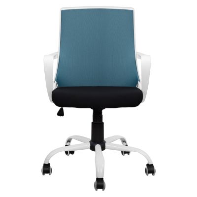 Office chair HM1053.06 Blue with mesh and metal base 58x59x103 cm