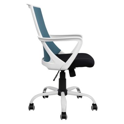 Office chair HM1053.06 Blue with mesh and metal base 58x59x103 cm