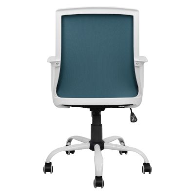 Office chair HM1053.06 Blue with mesh and metal base 58x59x103 cm