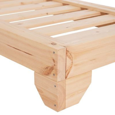 BEACH LOUNGER WITH CUSHION KORINOS HM10776.05T PINE WOOD--TEXTILENE COVER IN BLACK 79x204x77Hcm.