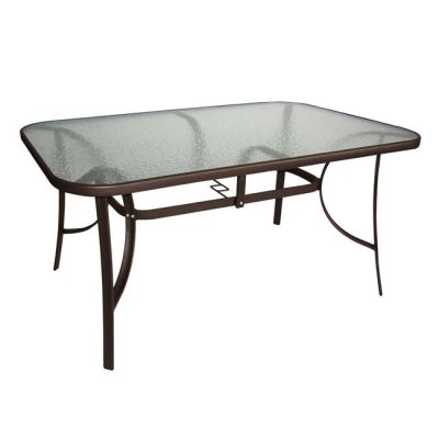 Комплект трапезна маса 7 части Table & 6 Leon с кафяв текст HM5206.02