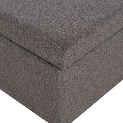 STOOL WITH FOLDING BUNK BED & MATTRESS INGE HM3343.01 GREY FABRIC 116x74x40Hcm.