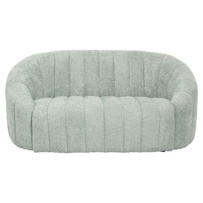 SOFA 2-SEATER MOBY HM9595.05 PISTACHIO GREEN BOUCLE FABRIC 148x83x66Hcm.