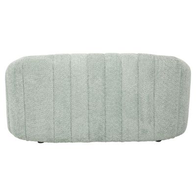 SOFA 2-SEATER MOBY HM9595.05 PISTACHIO GREEN BOUCLE FABRIC 148x83x66Hcm.