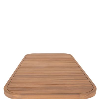 DINING TABLE FLORIAN HM6248 ACACIA WOOD IN NATURAL WOOD 180x90x76Hcm.