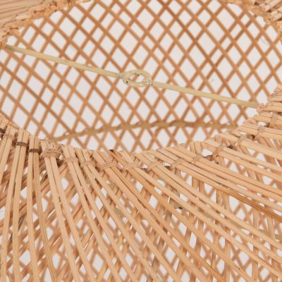 CEILING PENDANT LAMP HM7882 RATTAN IN NATURAL COLOR Φ49x157Hcm.