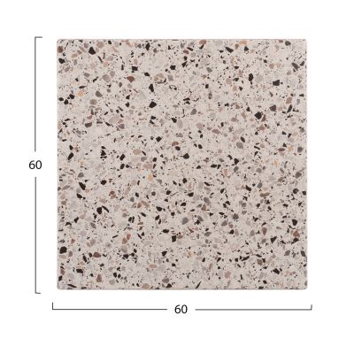 TABLETOP SQUARE HM5229.16 WERZALIT 60X60cm. TERRAZZO 5766