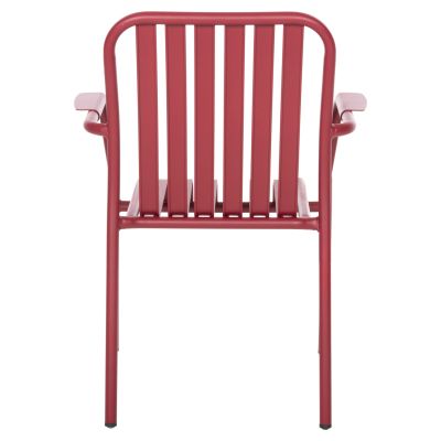 ALUMINUM ARMCHAIR RACHEL HM6088.05 RED 63x58x85Hcm.