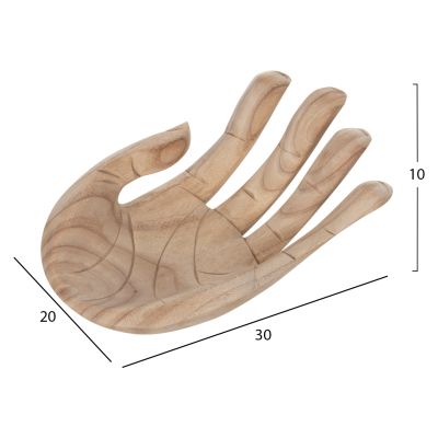ДЕКОРАЦИЯ HAND (ЛЯВА)- НАТУРАЛ 