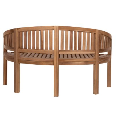 BENCH 2-SEATER CAPO HM9538 TEAK WOOD IN NATURAL COLOR 121X59X86Hcm.