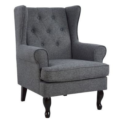 Armchair Brandon HM3073.10 Grey Fabric 83x83x104 cm.