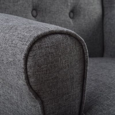 Armchair Brandon HM3073.10 Grey Fabric 83x83x104 cm.