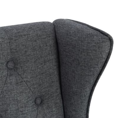 Armchair Brandon HM3073.10 Grey Fabric 83x83x104 cm.