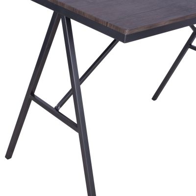 Set 5 pieces Stand with Stool medium height with dark grey HM8578