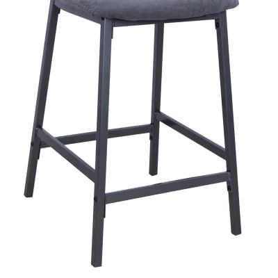 Set 5 pieces Stand with Stool medium height with dark grey HM8578