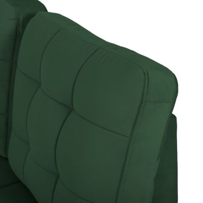 SOFABED RIGHT CORNER JADE HM3144.05R CYPRESS GREEN VELVET 250x80-180x73-88Hcm.