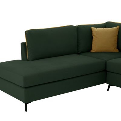 SOFA LEFT CORNER DIVA WATER REPELLANT FABRIC CYPRESS GREEN HM3254.17L 290x235x94Hcm.