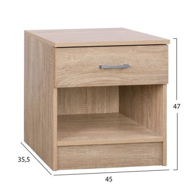 Нощно шкафче с 1 чекмедже Sonama 45x35x47см HM2345.01