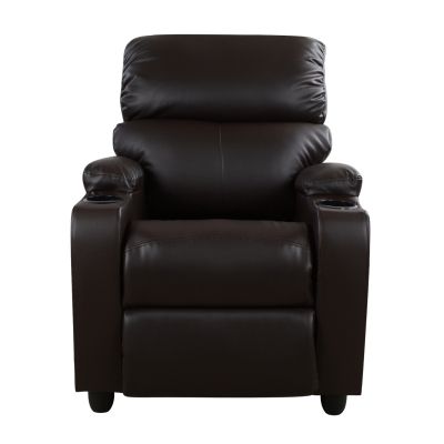 Armchair Relax with footrest mechanism HM0122 PU Brown 80x95x103 cm