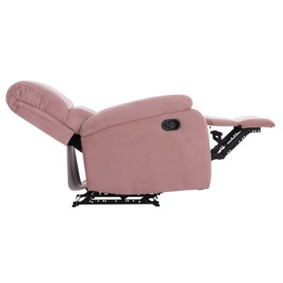 ARMCHAIR RELAX DIONI HM3296.02 PINK VELVET 85x90x100Hcm.