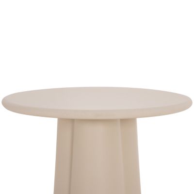 ROUND DINING TABLE NAYU HM6583.02 BEIGE FIBER CEMENT Φ120x73Hcm.