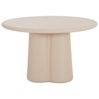 ROUND DINING TABLE NAYU HM6583.02 BEIGE FIBER CEMENT Φ120x73Hcm.