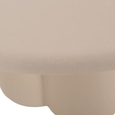 ROUND DINING TABLE NAYU HM6583.02 BEIGE FIBER CEMENT Φ120x73Hcm.