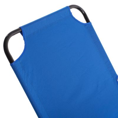 SUNBED HM5278 BLACK METALLIC WITH BLUE WATERPROOF FABRIC